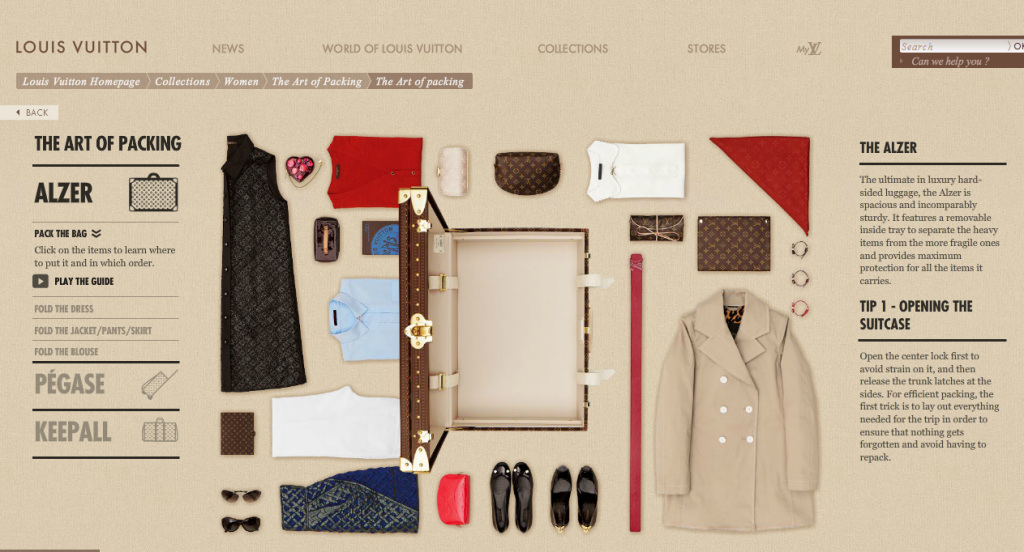 The Art of Packing from Louis Vuitton